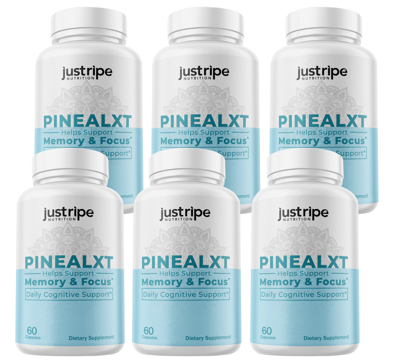 6 Pack Pineal XT Capsules to Support Gland Functions and Energy Levels 60ct